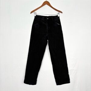 Vintage Rockies Rocky Mountain Jeans High Waist Straight Leg Black Size 14 R
